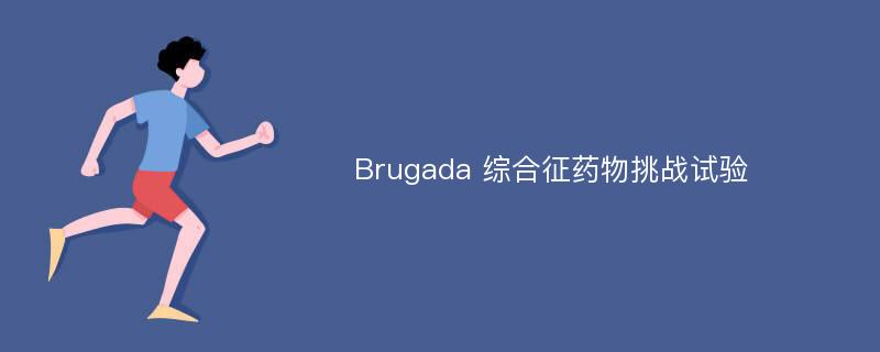 Brugada 综合征药物挑战试验